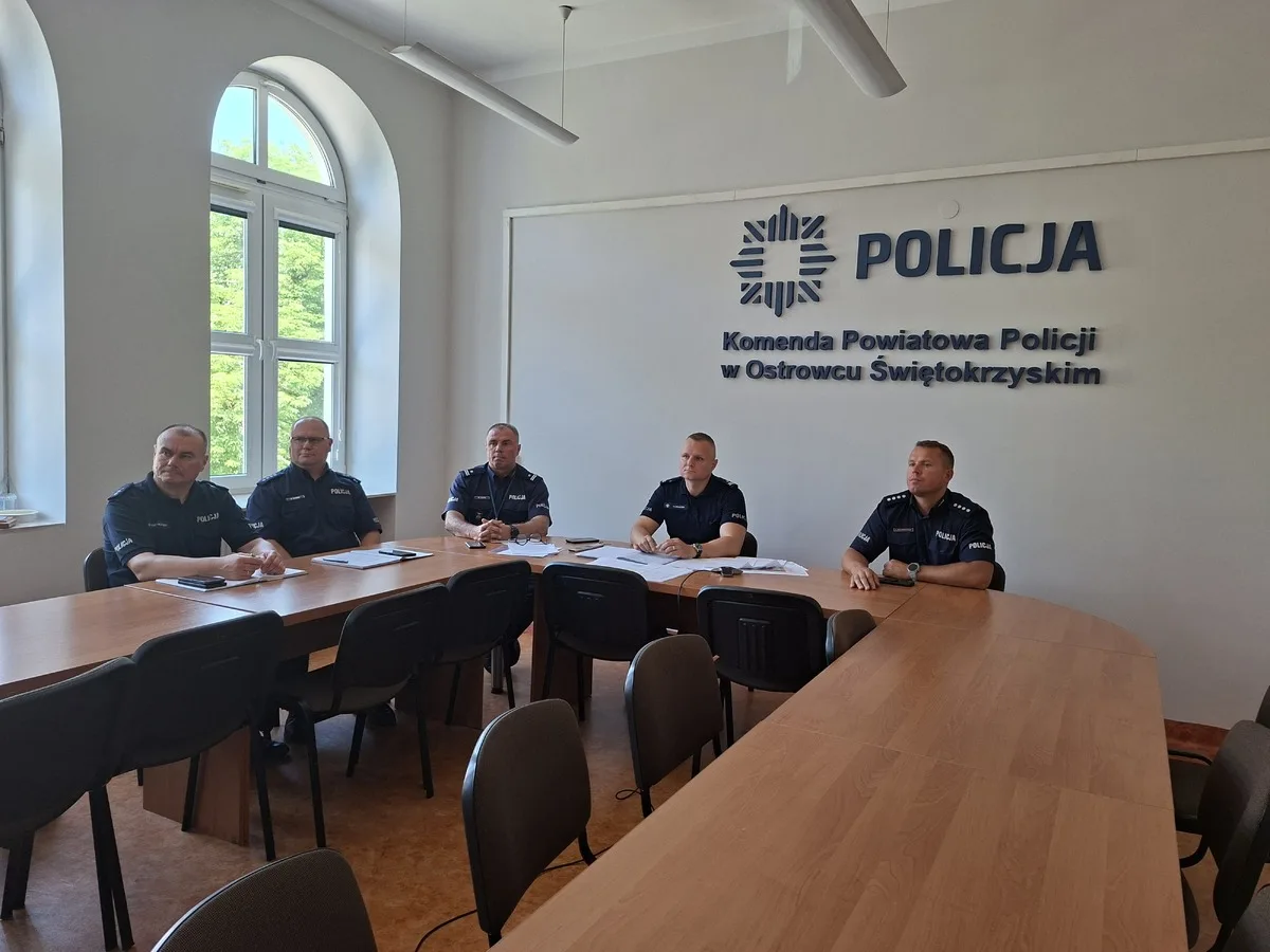 Przygotowania świętokrzyskiej Policji na bezpieczne wakacje